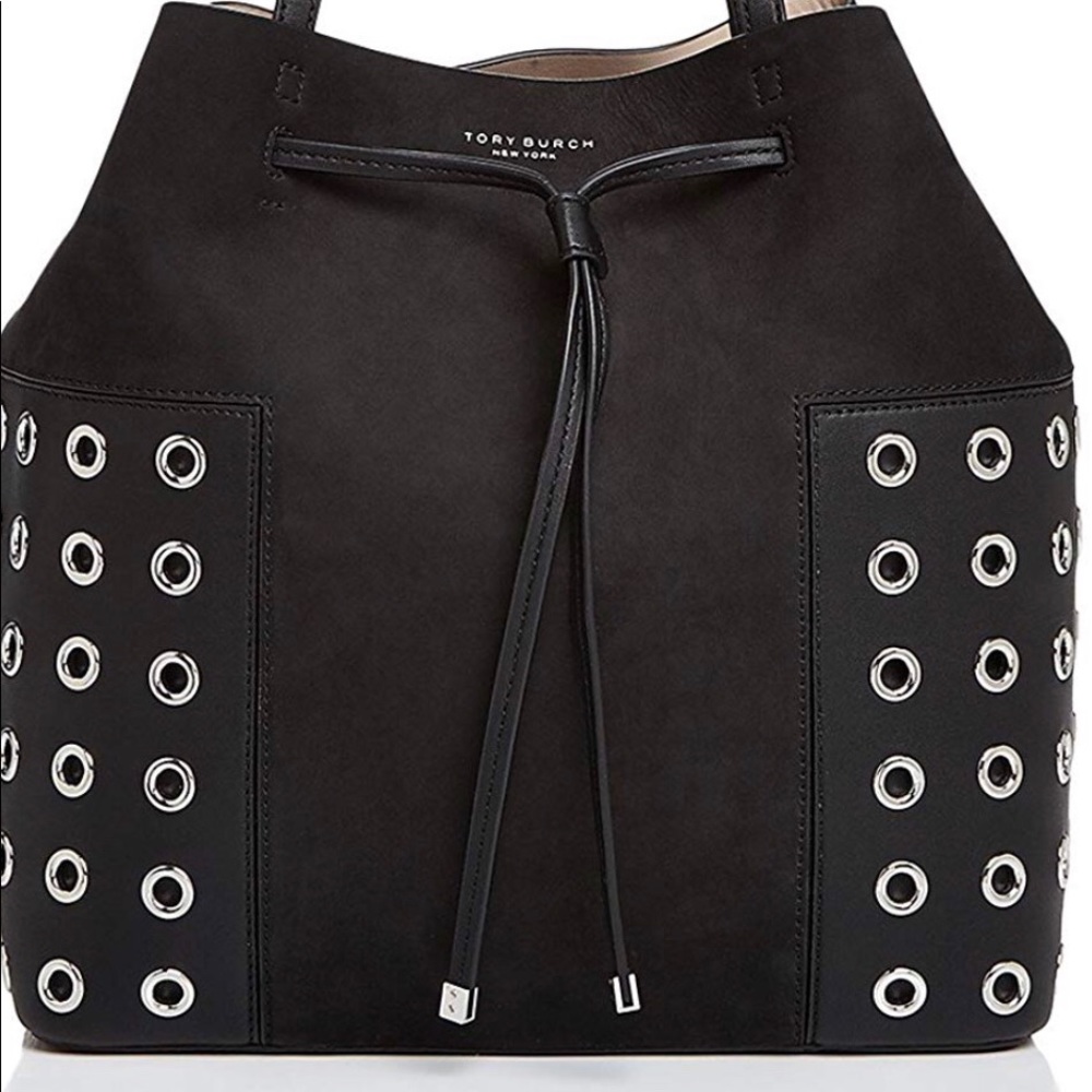 Tory Burch Block T Grommet Tote
